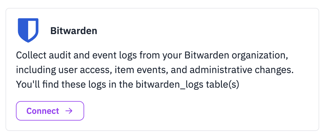 Bitwarden Source Tile